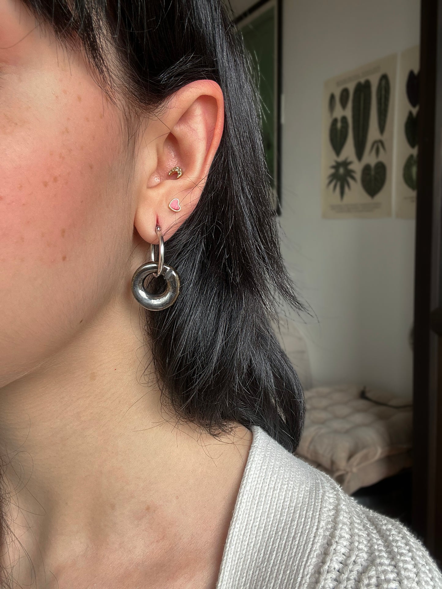 KOLCZYKI | MINI SREBRNE KÓŁKA