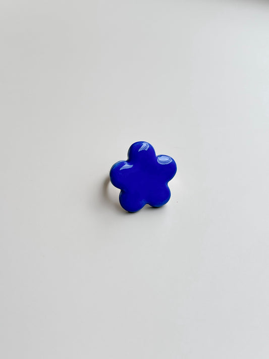 PIERŚCIONEK | KOBALTOWY KWIATEK