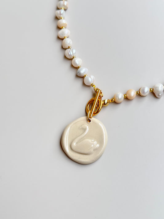 NASZYJNIK | SWAN N PEARLS