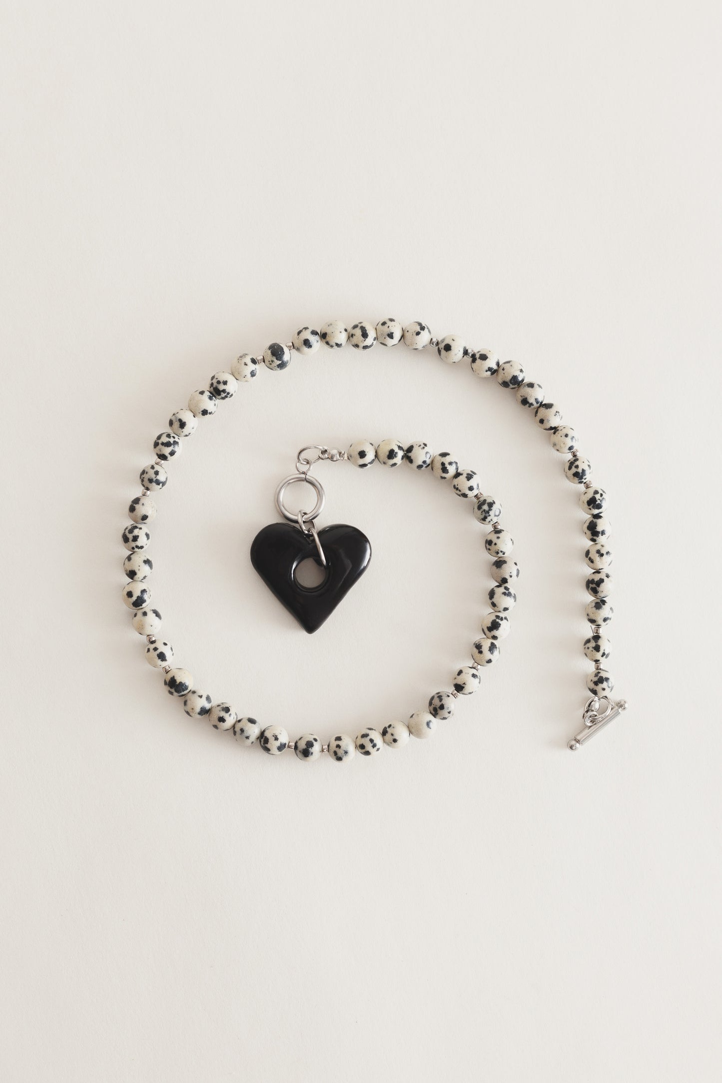 Naszyjnik DALMATYŃCZYK | CZARNY