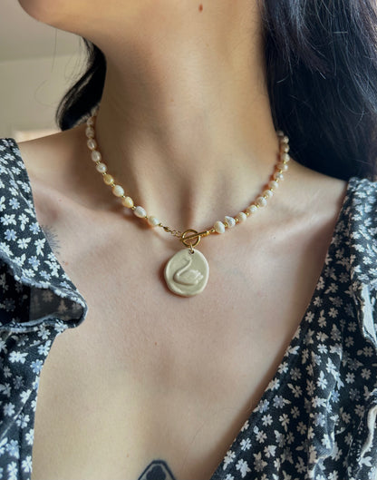NASZYJNIK | SWAN N PEARLS