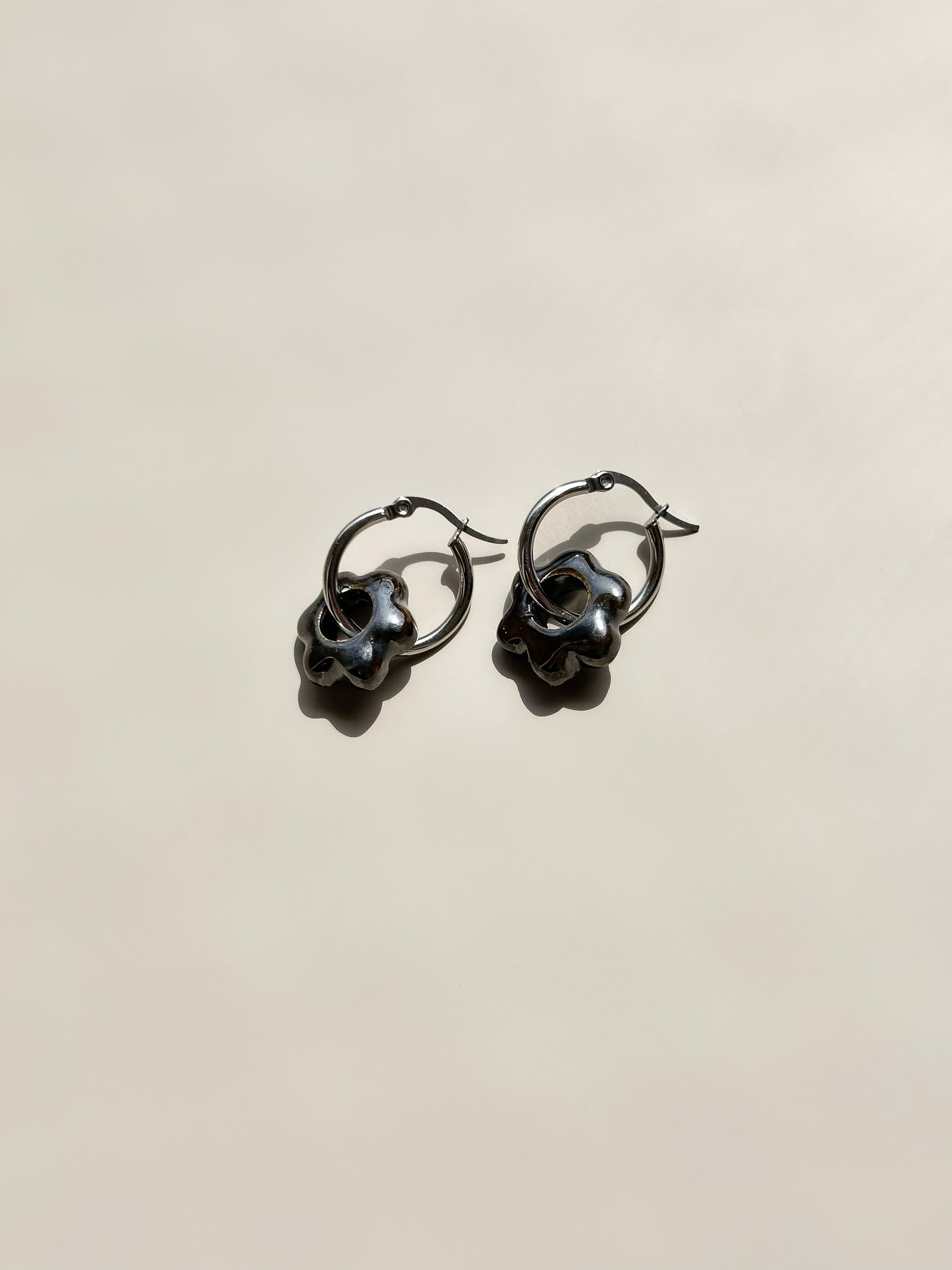 KOLCZYKI | MINI SREBRNE KWIATKI