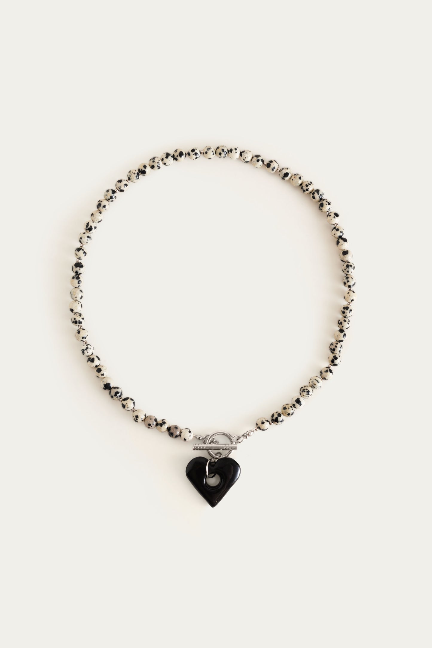 Naszyjnik DALMATYŃCZYK | CZARNY