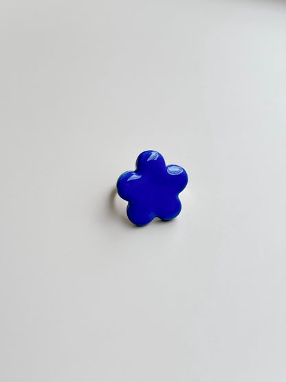 PIERŚCIONEK | KOBALTOWY KWIATEK