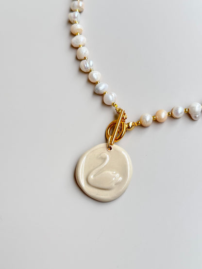 NASZYJNIK | SWAN N PEARLS